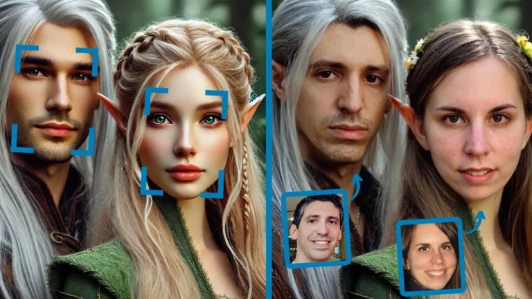 face swap couple elves