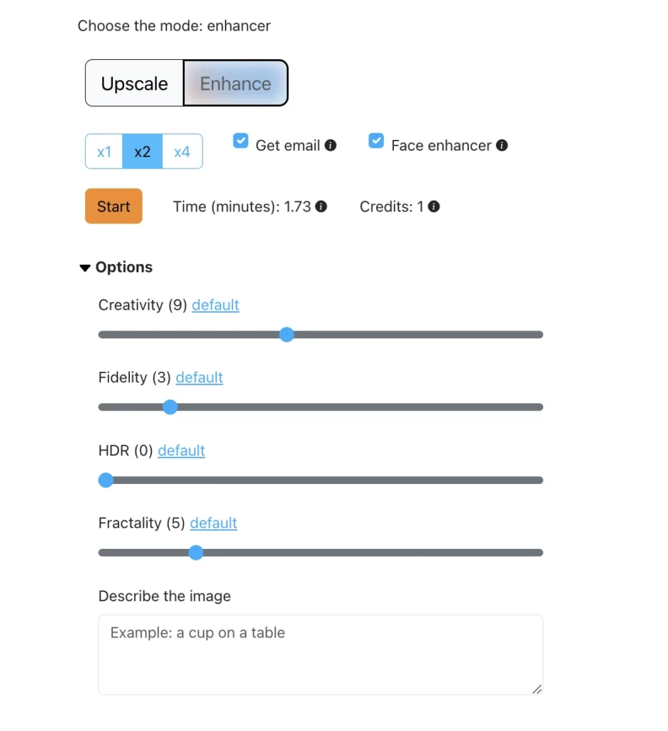 Configuración de mejora de SuperID para mejorar las imágenes