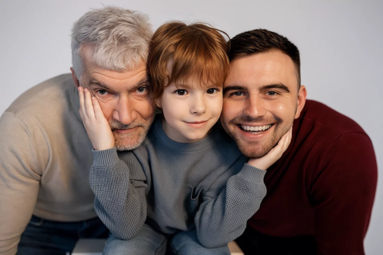 Immagine ad altissima risoluzione di una bellissima famiglia