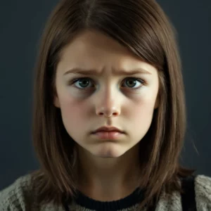 Coupe de cheveux au carré d'une petite fille