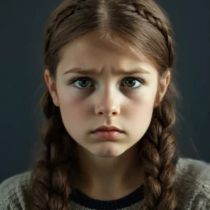 Coupe de cheveux de petite fille
