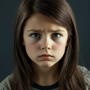 Coupe de cheveux longue et lisse originale d'une petite fille