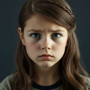 Coiffure ondulée d'une petite fille