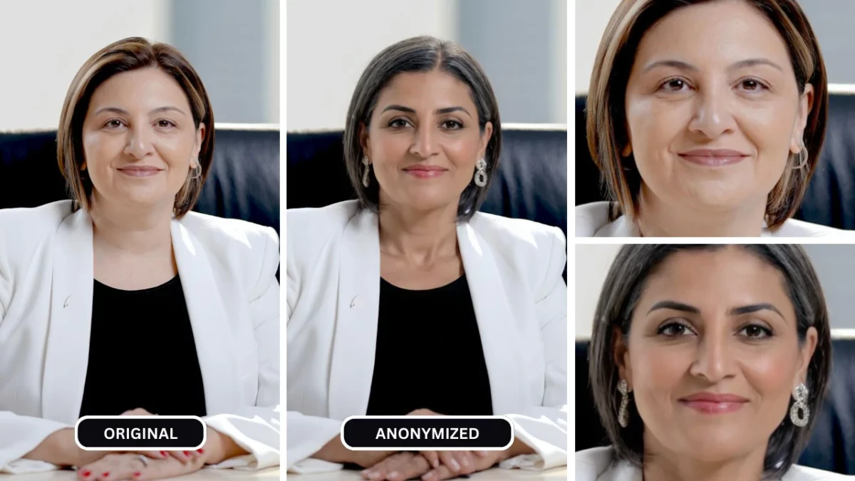 What challenge does Generative AI face with Respect to Data clearly shared using an image of a woman in white blazer