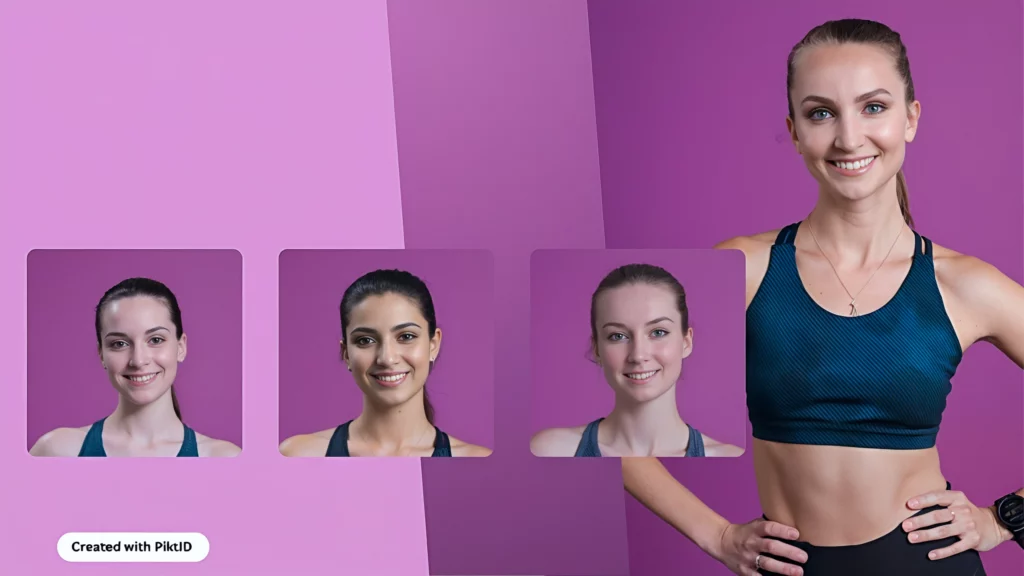 Learning what is an AI model seeing a list of 3 faces created using Generate Person by PiktID