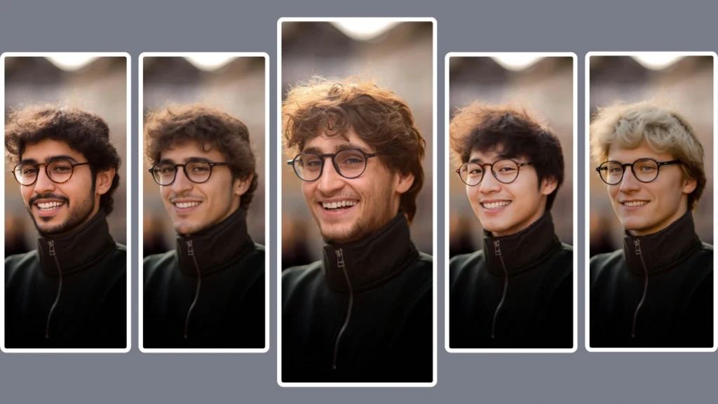 High-resolution AI-generated close-up of a young man in a casual hoodie, highlighting contemporary streetwear fashion and urban men’s style.